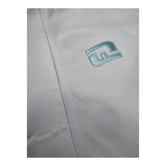 FootJoy FJ Polo Shirt Men’s Large Blue Heathered Golf Performance Short Sleeve - Picture 5 of 7
